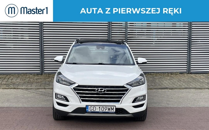 Hyundai Tucson cena 100850 przebieg: 158723, rok produkcji 2020 z Susz małe 92